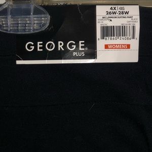 Stretchy Black Suit Pants (PLUS SIZE)